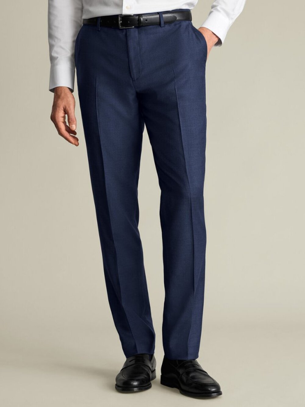 NWT - Charles Tyrwhitt Natural Stretch Twill suit pant - 32x30 (Hemmed to 27.5")